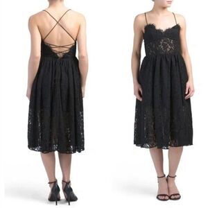 Fame and Partners Lace Corset Dress